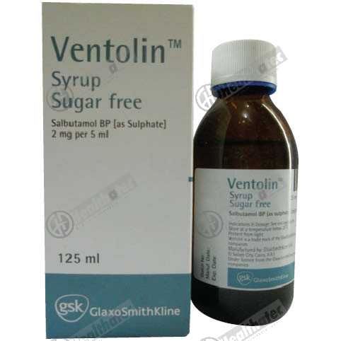 ventolin 2mg/5ml 125ml syrup(eg)