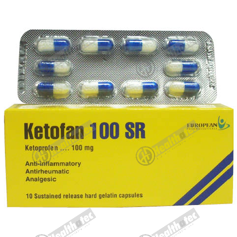 ketofan 100mg sr 10c 1st. cap(eg)
