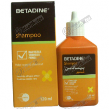 betadine 7.5% 120ml shampoo(eg)